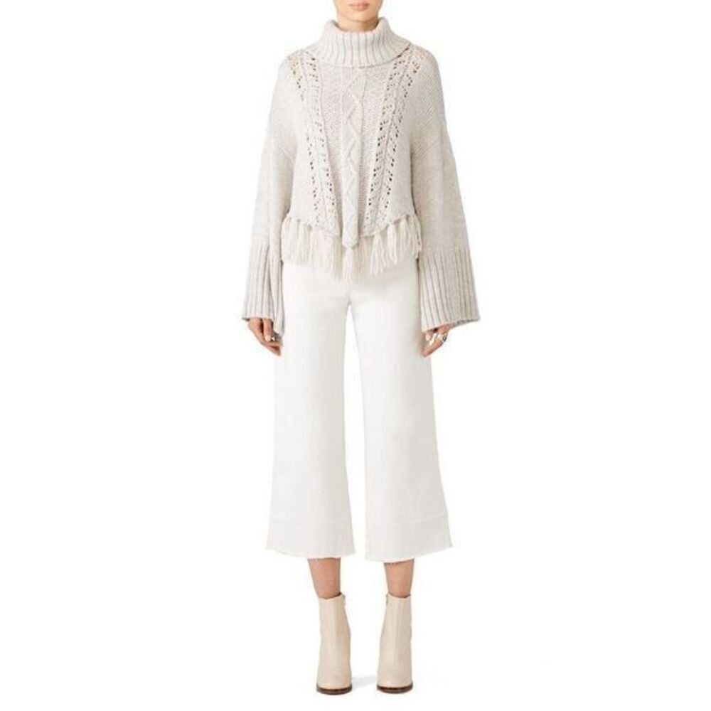 CUPCAKES and CASHMERE Cable Front Sweater